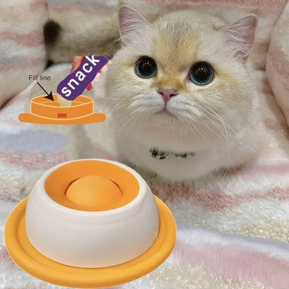 CalmiLick Slow Feeder Bowl – Interactive Dog & Cat Lick Toy | Anxiety Relief | Dental Care & Healthy Feeding
