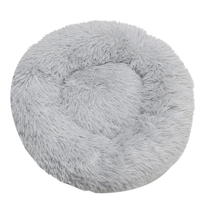 CloudNest Calming Dog Bed – Ultra-Soft Plush Pet Bed | Warm Washable Round Dog Sofa | Non-Slip Comfort Bed for Dogs & Cats
