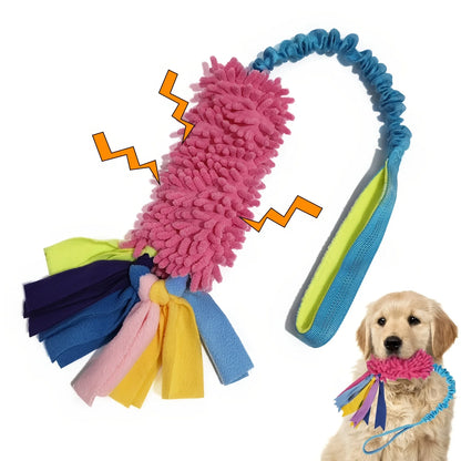 GripTug Dental Chew Toy – Durable Plush Rope Dog Toy | Interactive Tug & Teeth Cleaning Toy for Aggressive Chewers