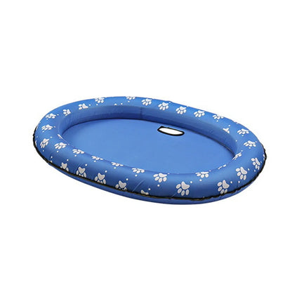 AquaLounge Foldable Dog Float – Portable Pet Pool Float | Soft Cooling PVC Floating Raft | Summer Water Lounger for Dogs