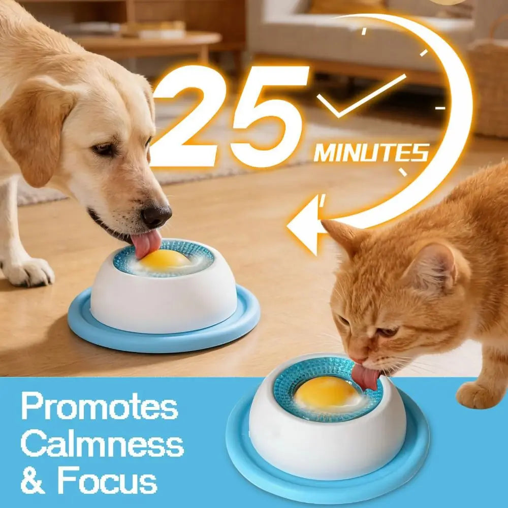 CalmiLick Slow Feeder Bowl – Interactive Dog & Cat Lick Toy | Anxiety Relief | Dental Care & Healthy Feeding