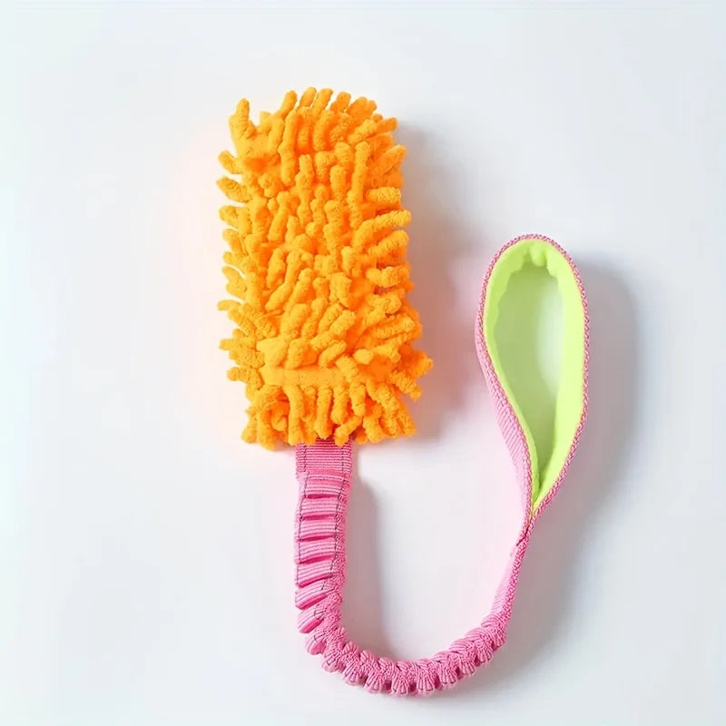 GripTug Dental Chew Toy – Durable Plush Rope Dog Toy | Interactive Tug & Teeth Cleaning Toy for Aggressive Chewers
