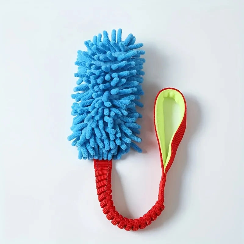 GripTug Dental Chew Toy – Durable Plush Rope Dog Toy | Interactive Tug & Teeth Cleaning Toy for Aggressive Chewers