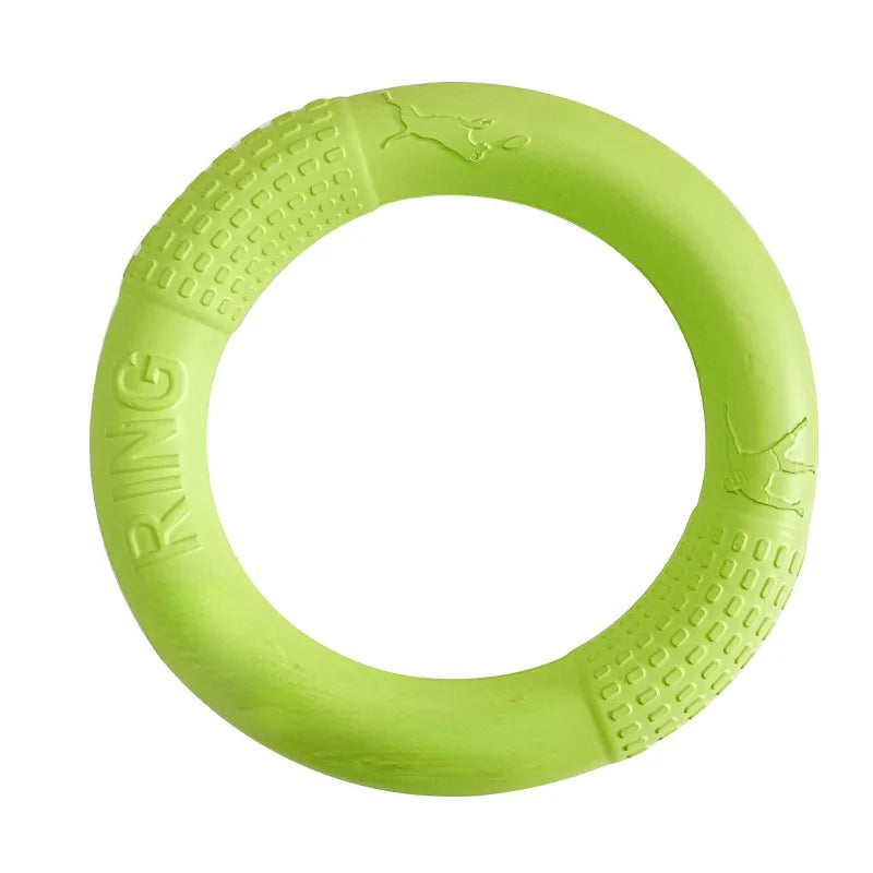 AeroFetch EVA Flying Ring – Floating Dog Frisbee Toy | Durable Bite-Resistant Training Disc | Interactive Outdoor Fetch Toy