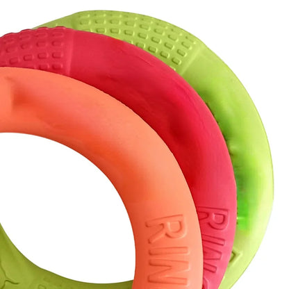 AeroFetch EVA Flying Ring – Floating Dog Frisbee Toy | Durable Bite-Resistant Training Disc | Interactive Outdoor Fetch Toy