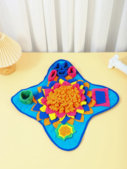 SniffComfort Enrichment Mat – Premium Dog Snuffle Mat | Interactive Slow Feeder | Soft Foraging Puzzle Toy