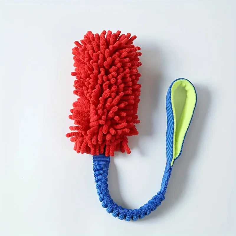 GripTug Dental Chew Toy – Durable Plush Rope Dog Toy | Interactive Tug & Teeth Cleaning Toy for Aggressive Chewers