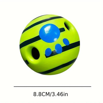 WaggleJoy Giggle Ball – Interactive Dog Toy Ball | Mental Stimulation | IQ Training & Active Play