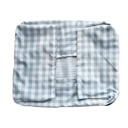 CosyNest Cotton Pet Sofa Bed – Breathable Indoor Dog & Cat Bed | Soft Striped Sleeping Cushion | Comfortable Pet Kennel for Small & Medium Pets
