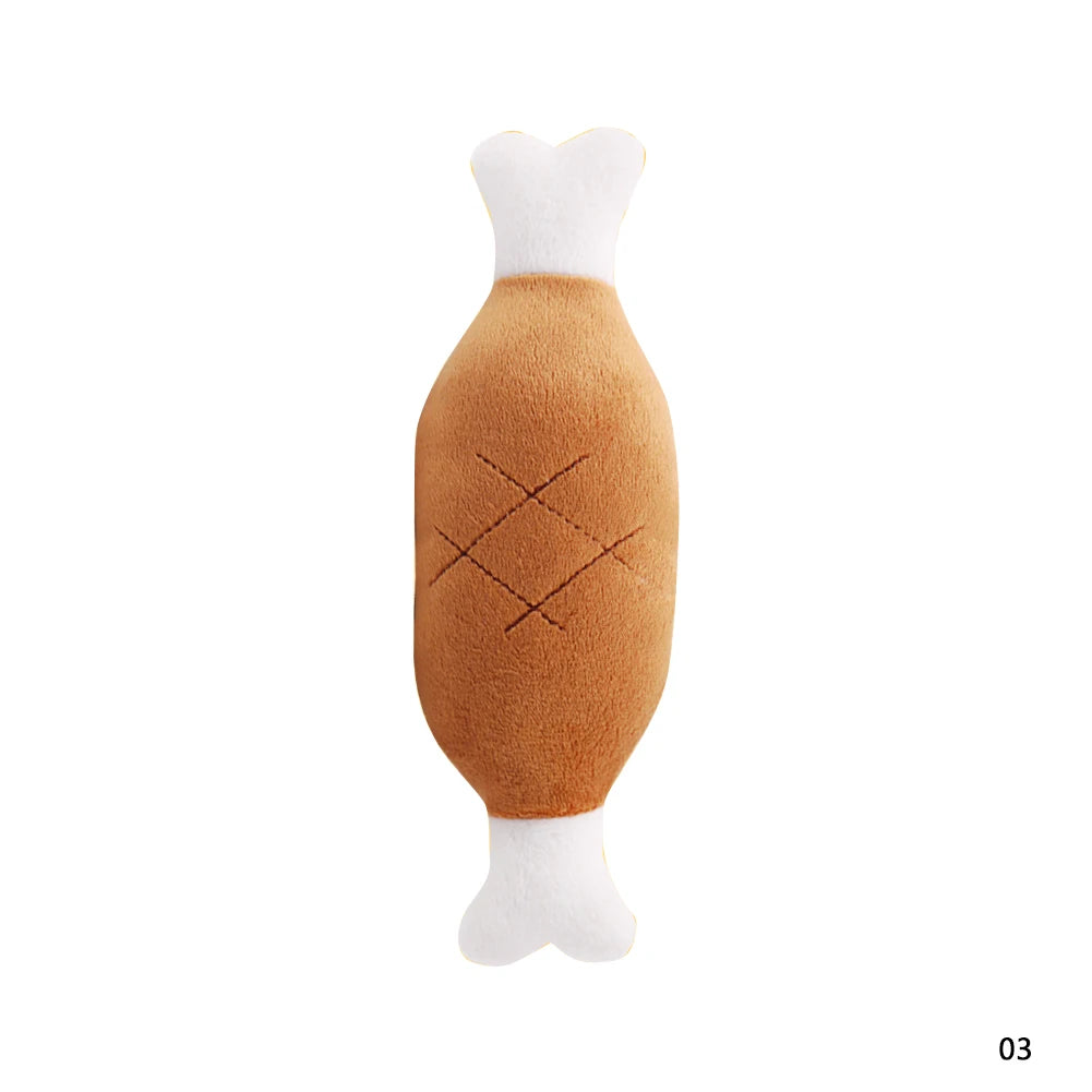 PlayPals Plush Squeaky Toy – Cute Fruit & Animal Dog Toy | Interactive Chew Toy | Soft Plush Squeaker for Dogs & Cats