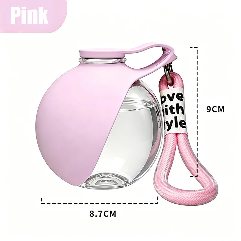 HydraPaw Travel Bottle – 2-in-1 Portable Water Bottle & Foldable Feeding Bowl for Dogs