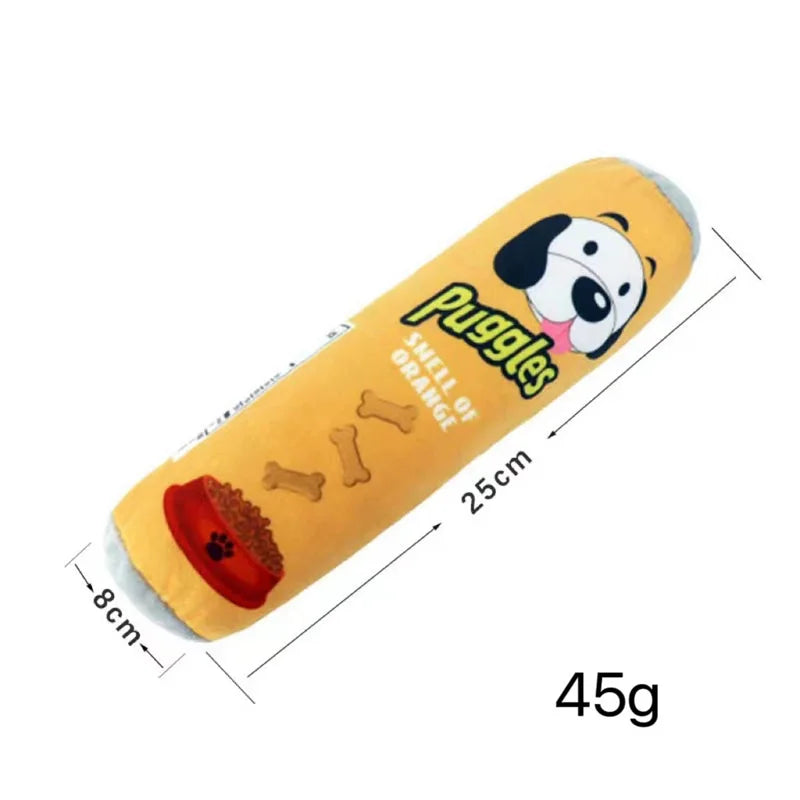BoneBite Squeaky Plush Joint Toy – Soft Dog Chew Toy | Interactive Plush Squeaker | Bite-Resistant Molar Training Toy