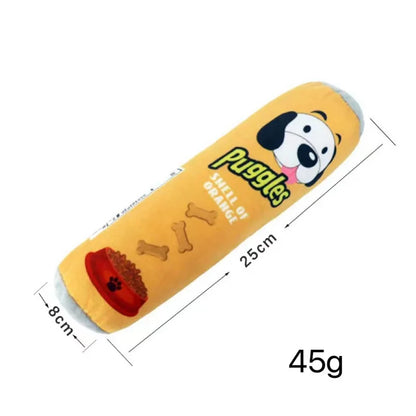 BoneBite Squeaky Plush Joint Toy – Soft Dog Chew Toy | Interactive Plush Squeaker | Bite-Resistant Molar Training Toy
