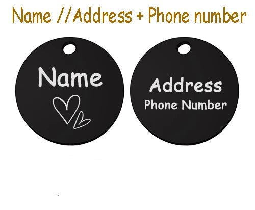 Personalized Dog Engraved Tag