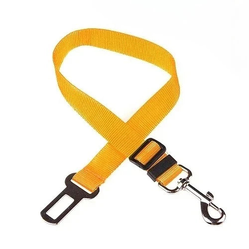 DriveGuard Adjustable Pet Car Safety Seat Belt – Secure Travel Harness Lead for Dogs & Cats
