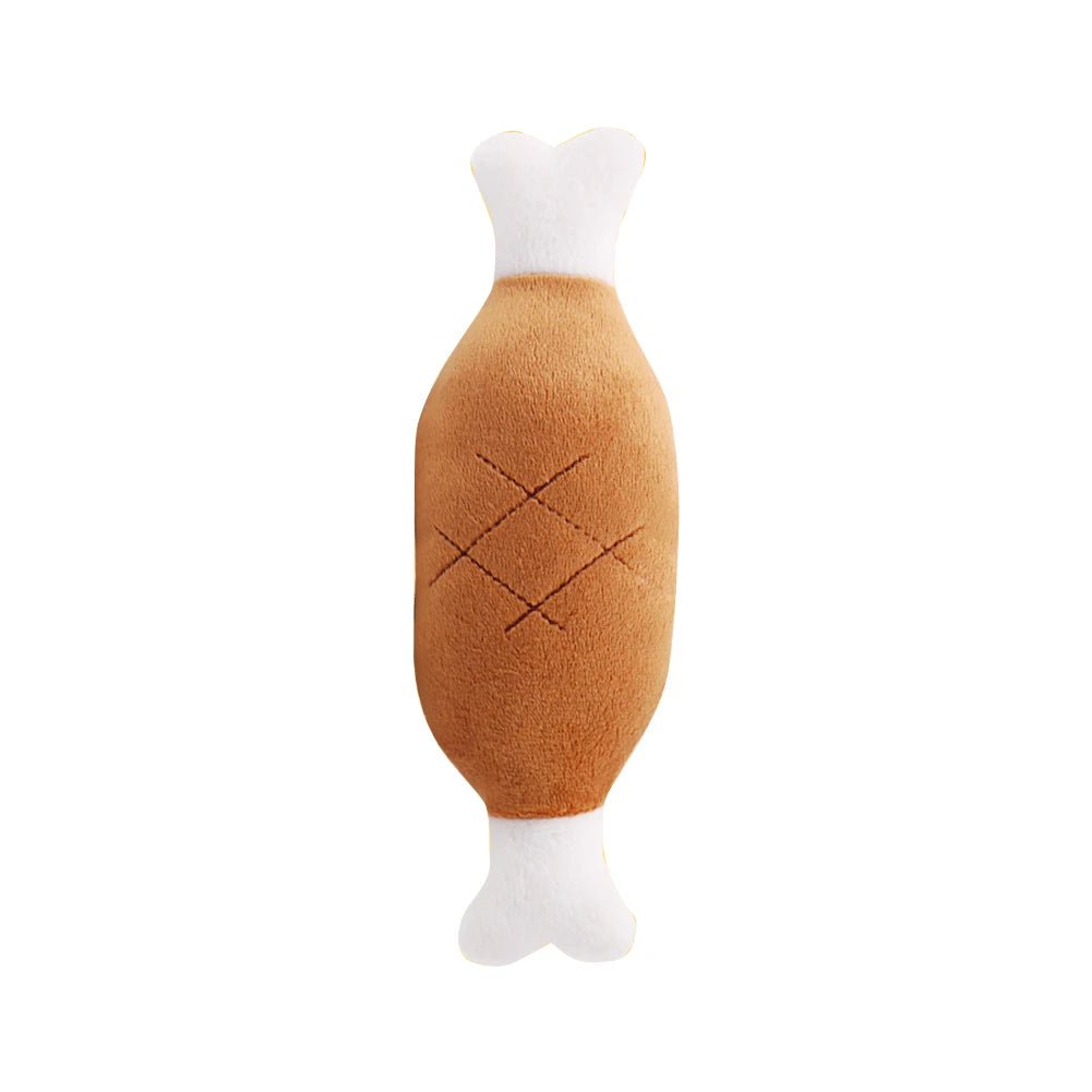 PlayPals Plush Squeaky Toy – Cute Fruit & Animal Dog Toy | Interactive Chew Toy | Soft Plush Squeaker for Dogs & Cats