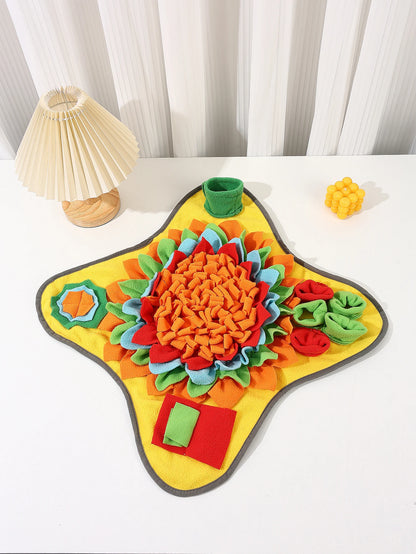 SniffComfort Enrichment Mat – Premium Dog Snuffle Mat | Interactive Slow Feeder | Soft Foraging Puzzle Toy