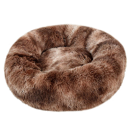 CloudNest Calming Dog Bed – Ultra-Soft Plush Pet Bed | Warm Washable Round Dog Sofa | Non-Slip Comfort Bed for Dogs & Cats