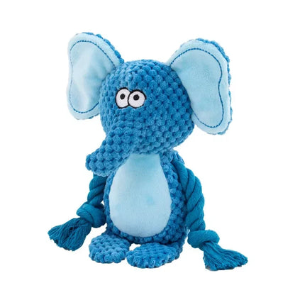 SnuggleSqueak Plush Chew Toy – Durable Squeaky Interactive Toy for Small & Medium Dogs