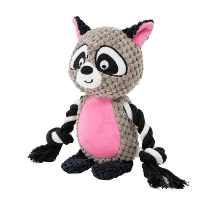 SnuggleSqueak Plush Chew Toy – Durable Squeaky Interactive Toy for Small & Medium Dogs