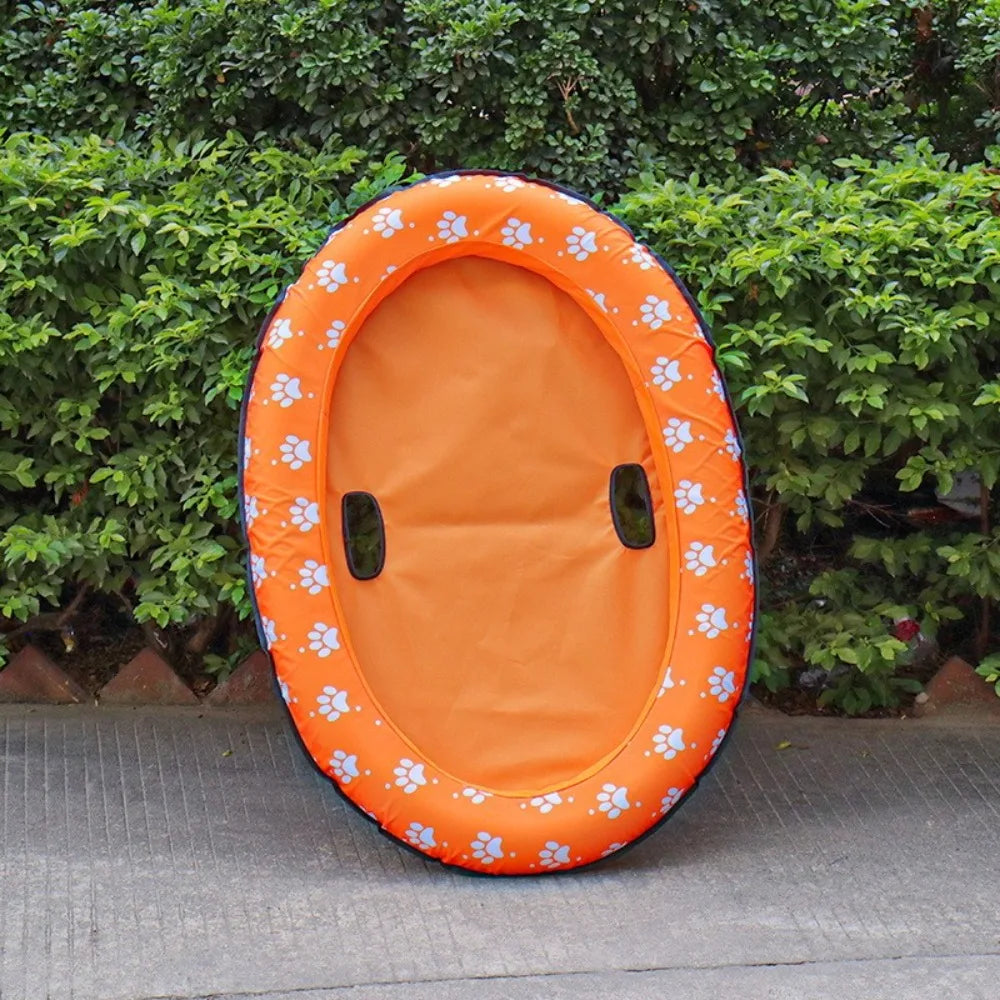 AquaLounge Foldable Dog Float – Portable Pet Pool Float | Soft Cooling PVC Floating Raft | Summer Water Lounger for Dogs