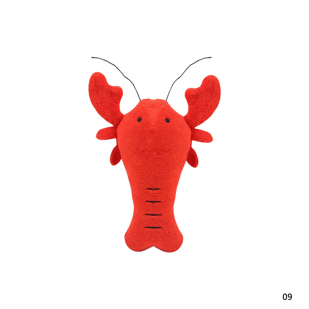 PlayPals Plush Squeaky Toy – Cute Fruit & Animal Dog Toy | Interactive Chew Toy | Soft Plush Squeaker for Dogs & Cats