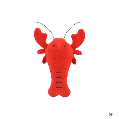PlayPals Plush Squeaky Toy – Cute Fruit & Animal Dog Toy | Interactive Chew Toy | Soft Plush Squeaker for Dogs & Cats