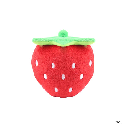 PlayPals Plush Squeaky Toy – Cute Fruit & Animal Dog Toy | Interactive Chew Toy | Soft Plush Squeaker for Dogs & Cats