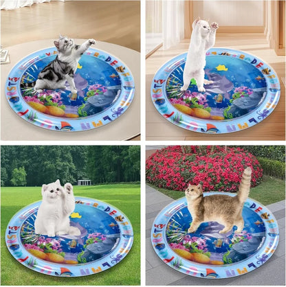 AquaPaws Sensory Splash Mat – Interactive Cooling Water Play Mat for Cats & Dogs