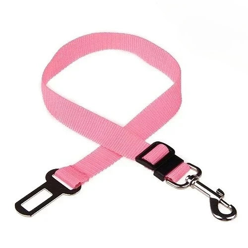 DriveGuard Adjustable Pet Car Safety Seat Belt – Secure Travel Harness Lead for Dogs & Cats