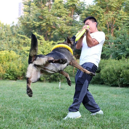 AeroFetch EVA Flying Ring – Floating Dog Frisbee Toy | Durable Bite-Resistant Training Disc | Interactive Outdoor Fetch Toy