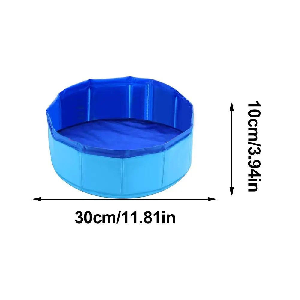 AquaPaws Foldable Pet Pool – Portable Dog & Cat Bath Pool | Collapsible PVC Swimming & Interactive Water Play Basin