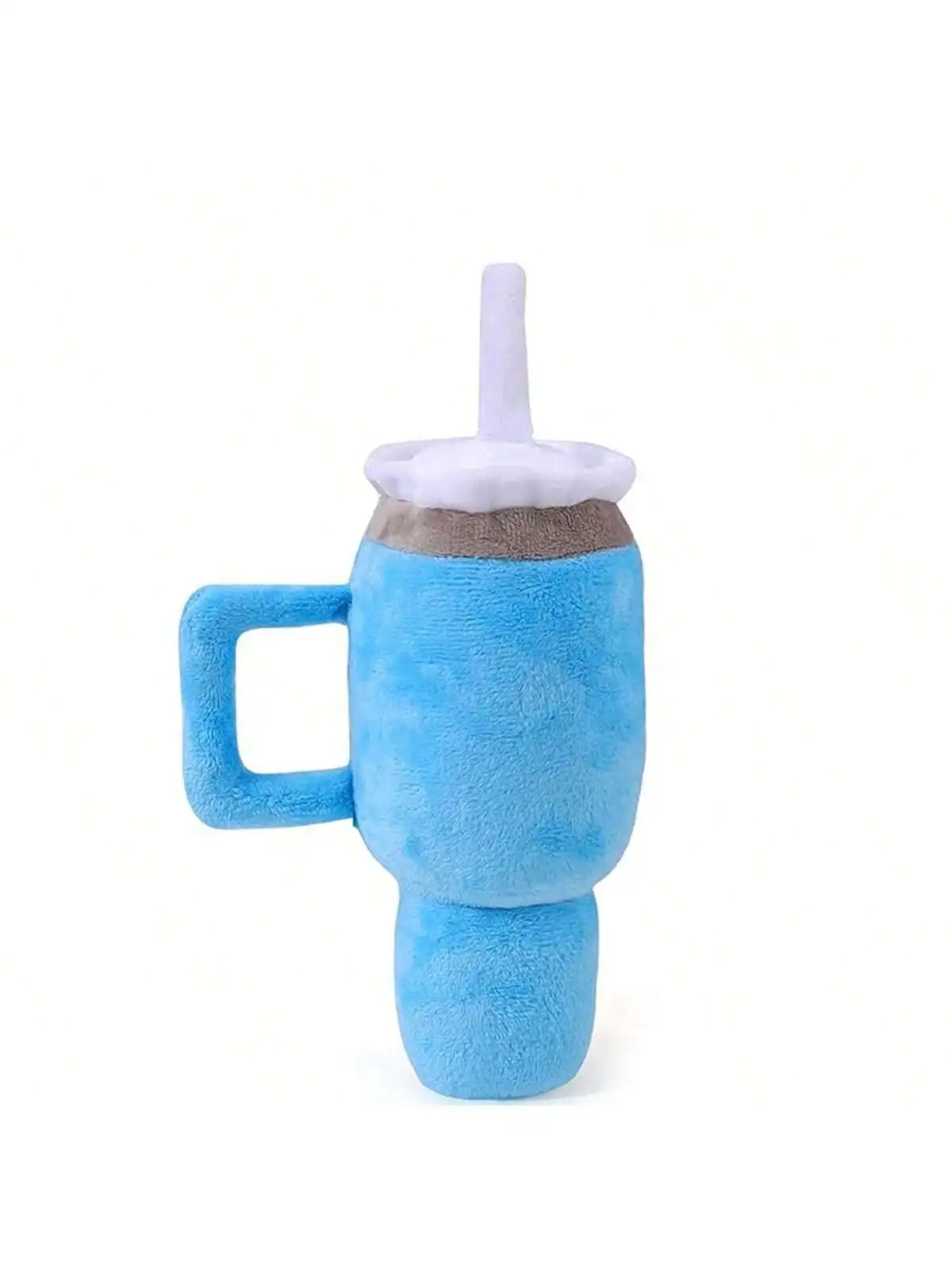 Sip & Squeak Plush Cup Toy – Interactive Dog Chew Toy | Soft Squeaky Teething Toy | Bite-Resistant Plush Toy for Puppies & Dogs