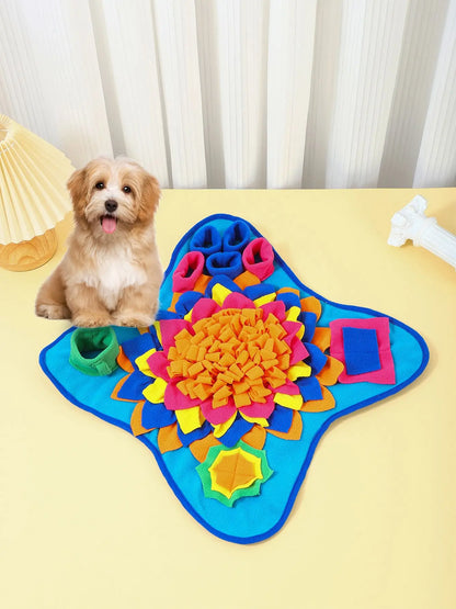 SniffComfort Enrichment Mat – Premium Dog Snuffle Mat | Interactive Slow Feeder | Soft Foraging Puzzle Toy