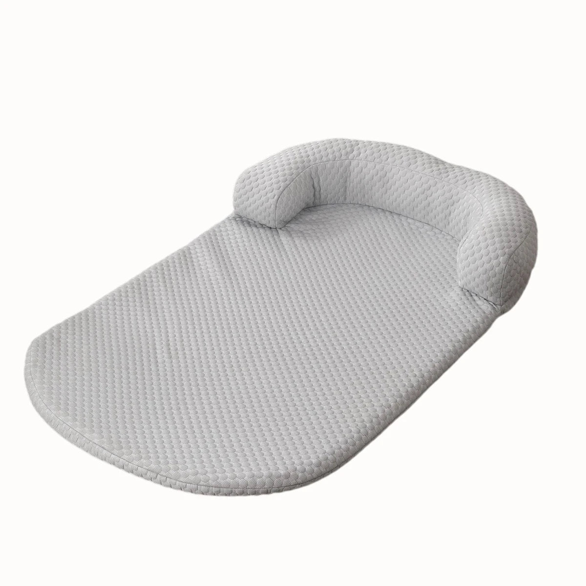 BreezeNest Cooling Pet Bed – Breathable Ice Silk Dog Mattress | Summer Washable Cushion with Pillow | Non-Slip Bed for Dogs & Cats