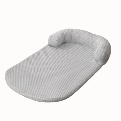 BreezeNest Cooling Pet Bed – Breathable Ice Silk Dog Mattress | Summer Washable Cushion with Pillow | Non-Slip Bed for Dogs & Cats