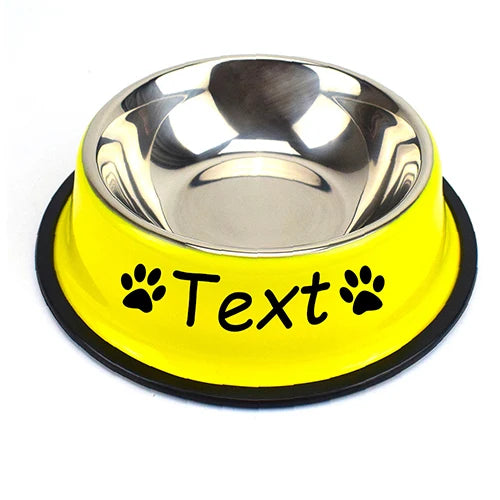 Personalized Pet Food Bowl